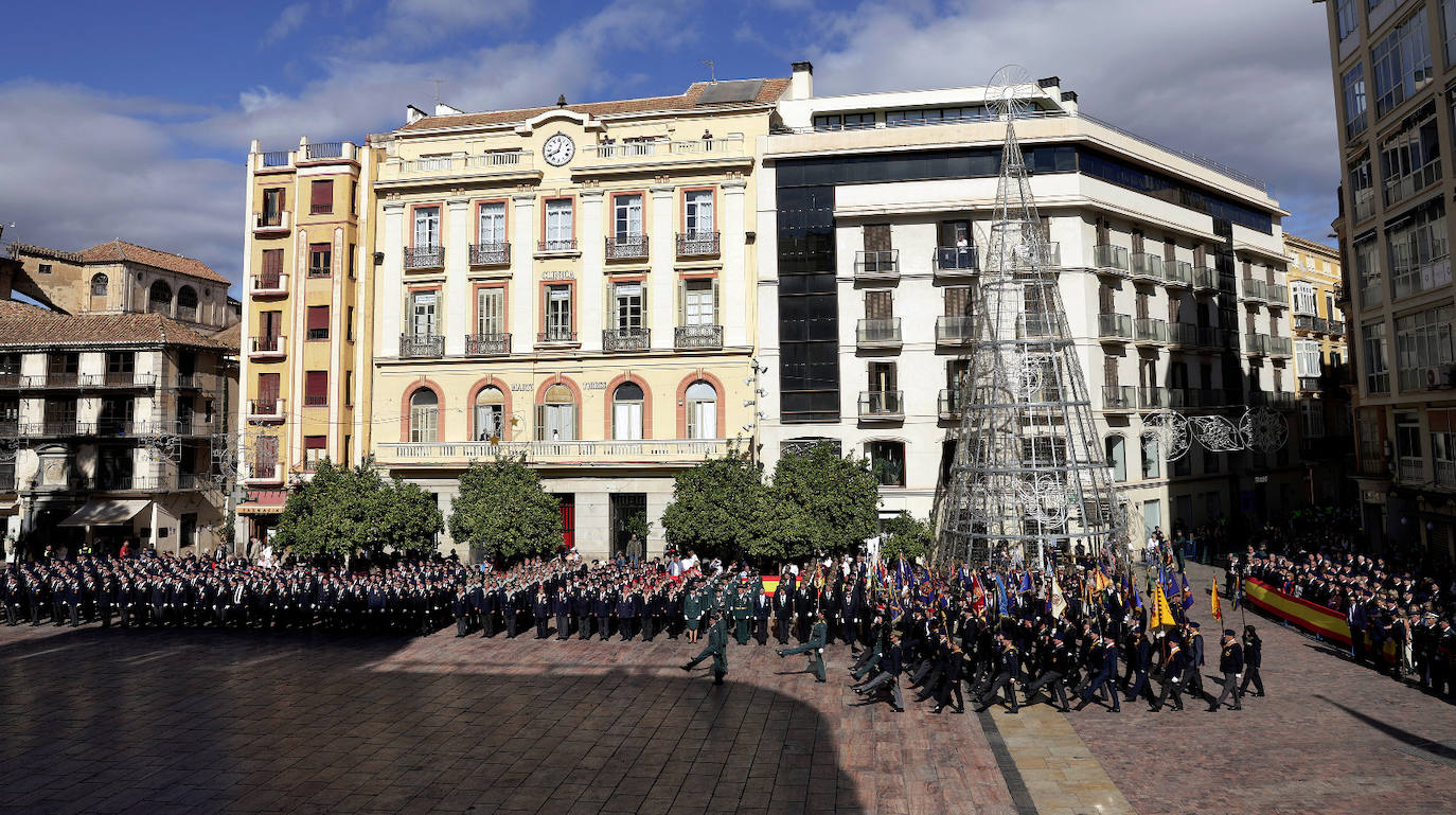 Celebración del XXIV Día del Veterano de las Fuerzas Armadas y de la Guardia Civil en Málaga