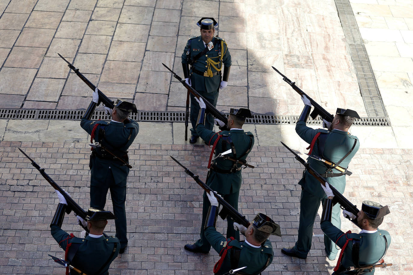 Celebración del XXIV Día del Veterano de las Fuerzas Armadas y de la Guardia Civil en Málaga