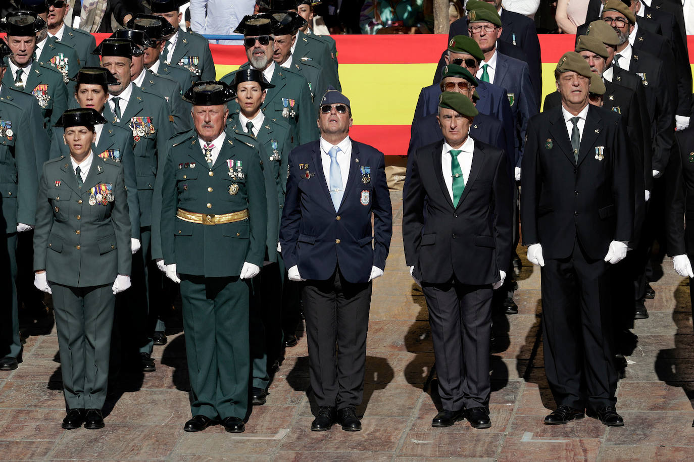 Celebración del XXIV Día del Veterano de las Fuerzas Armadas y de la Guardia Civil en Málaga