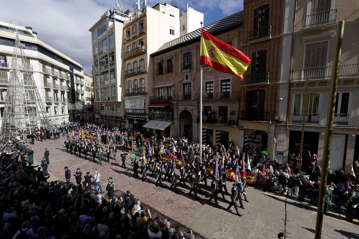 Celebración del XXIV Día del Veterano de las Fuerzas Armadas y de la Guardia Civil en Málaga