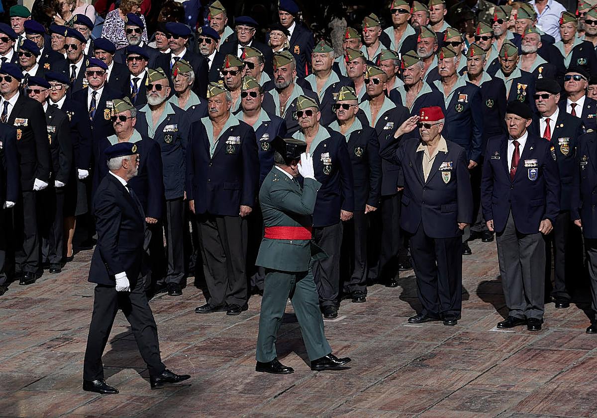 Celebración del XXIV Día del Veterano de las Fuerzas Armadas y de la Guardia Civil en Málaga