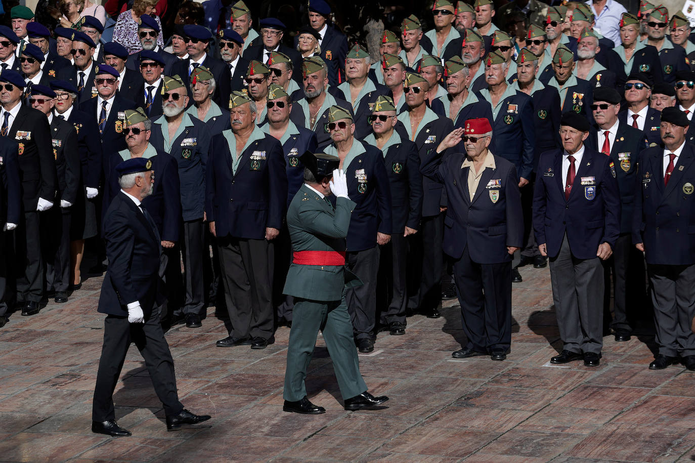 Celebración del XXIV Día del Veterano de las Fuerzas Armadas y de la Guardia Civil en Málaga