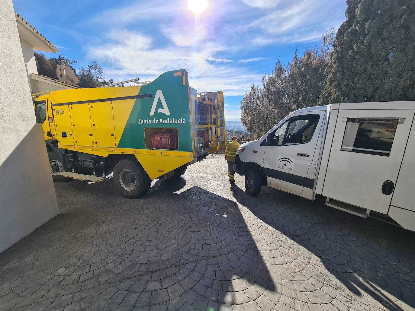 El horror del incendio de Mijas, en imágenes
