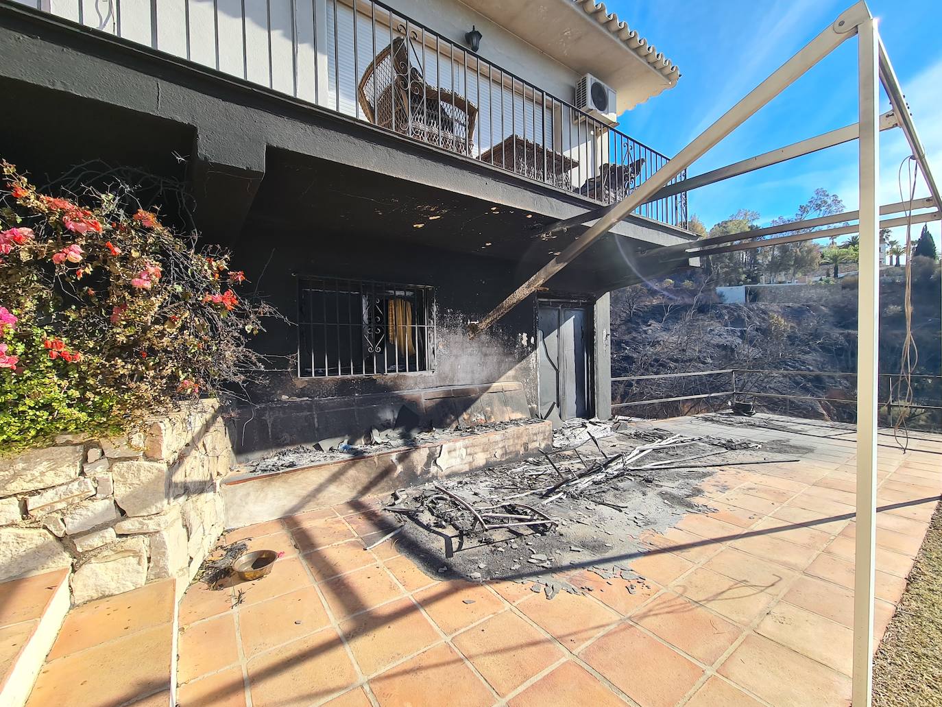 El horror del incendio de Mijas, en imágenes