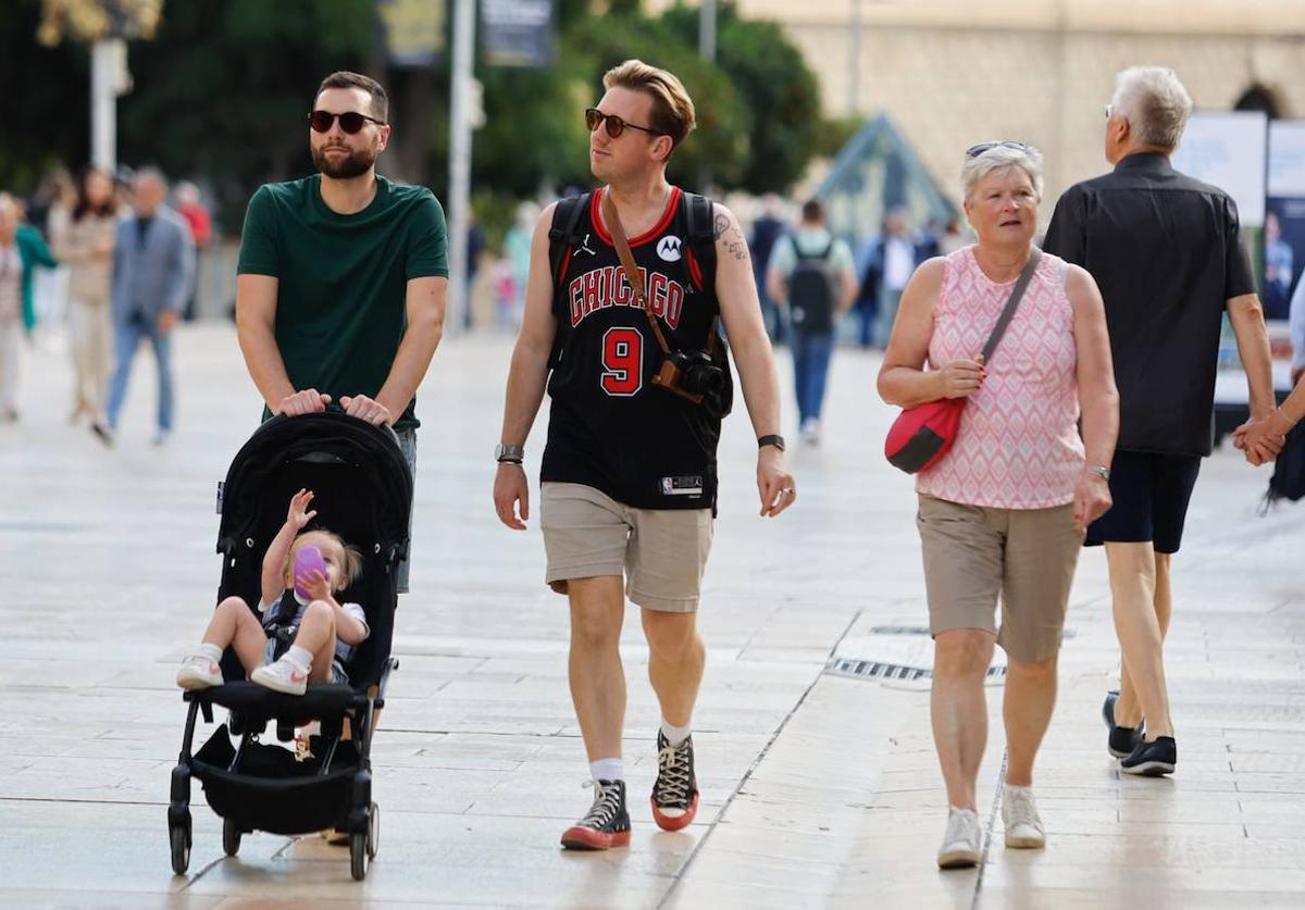 El calor se está sintiendo con fuerza estos días en Málaga.