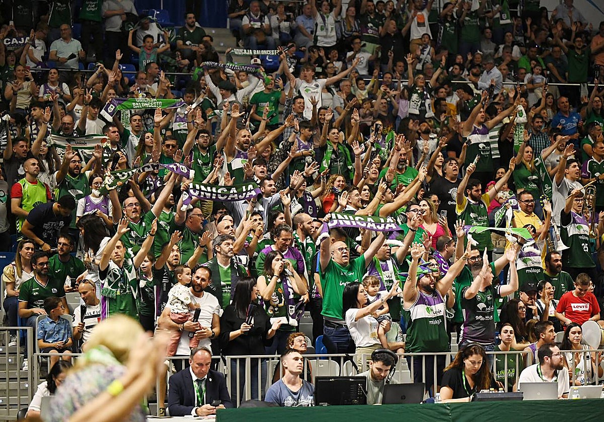 El Unicaja abre la reserva de su cupo de abonos para la Copa del Rey para sus socios