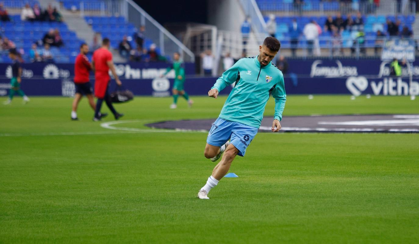 El Málaga-Alcoyano en La Rosaleda, en imágenes