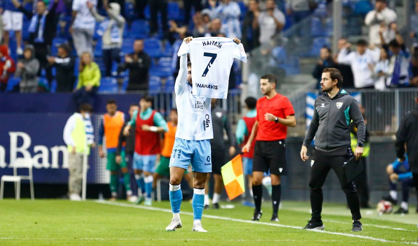 El Málaga-Alcoyano en La Rosaleda, en imágenes