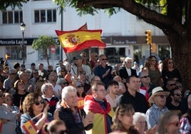 Participantes en la concentración en Benalmádena.