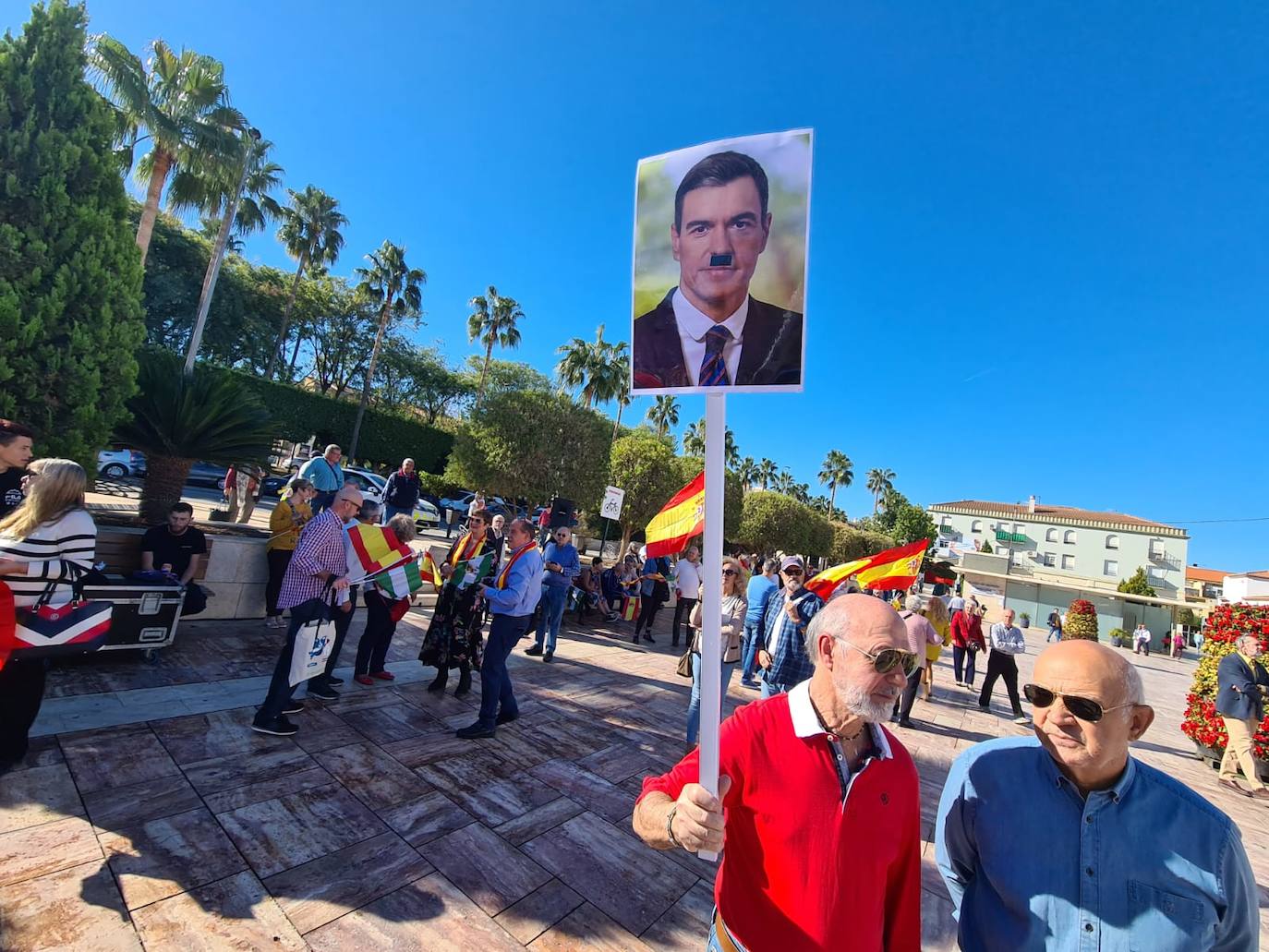 Concentración celebrada, este domingo en Alhaurín de la Torre.