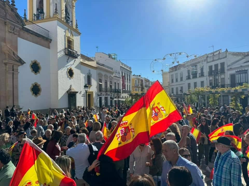 Cocnentración en Ronda, este domingo.