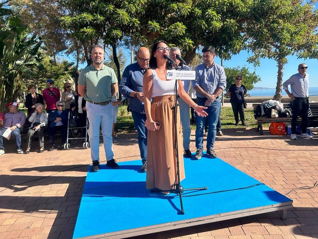 Protesta contra la amnistía en Vélez-Málaga