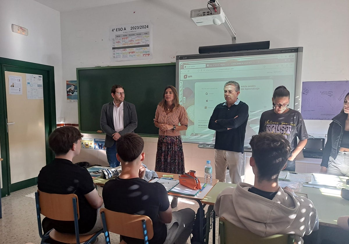 Presentación del programa en el IES Sierra de Mijas.