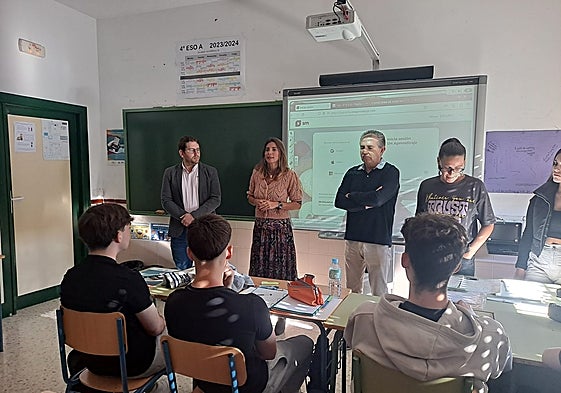 Presentación del programa en el IES Sierra de Mijas.
