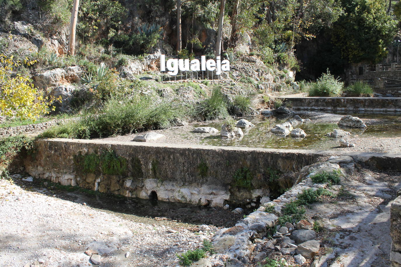 Estado actual del Nacimiento del Genal.