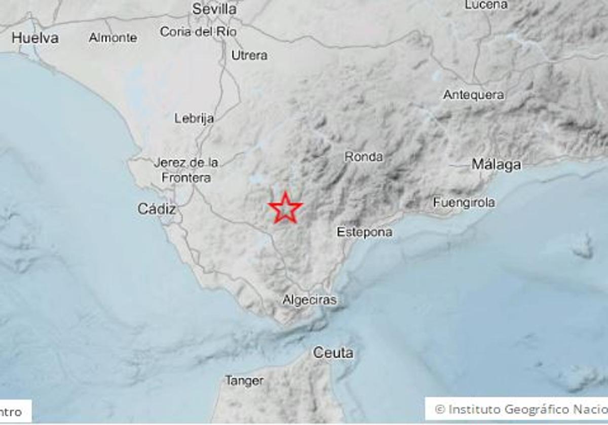 Cortes de la Frontera ha registrado un pequeño seísmo este sábado.