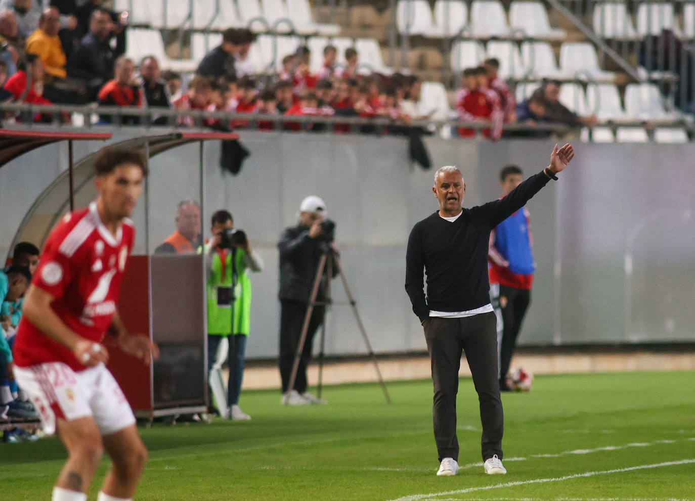 La goleada del Málaga en Murcia, en imágenes