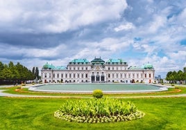 El Palacio Belvedere, una de las joyas palaciegas de Viena.