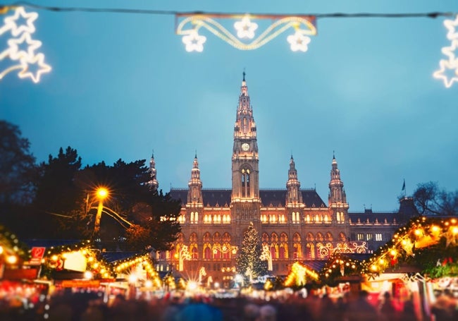 Mercado navideño de Viena.