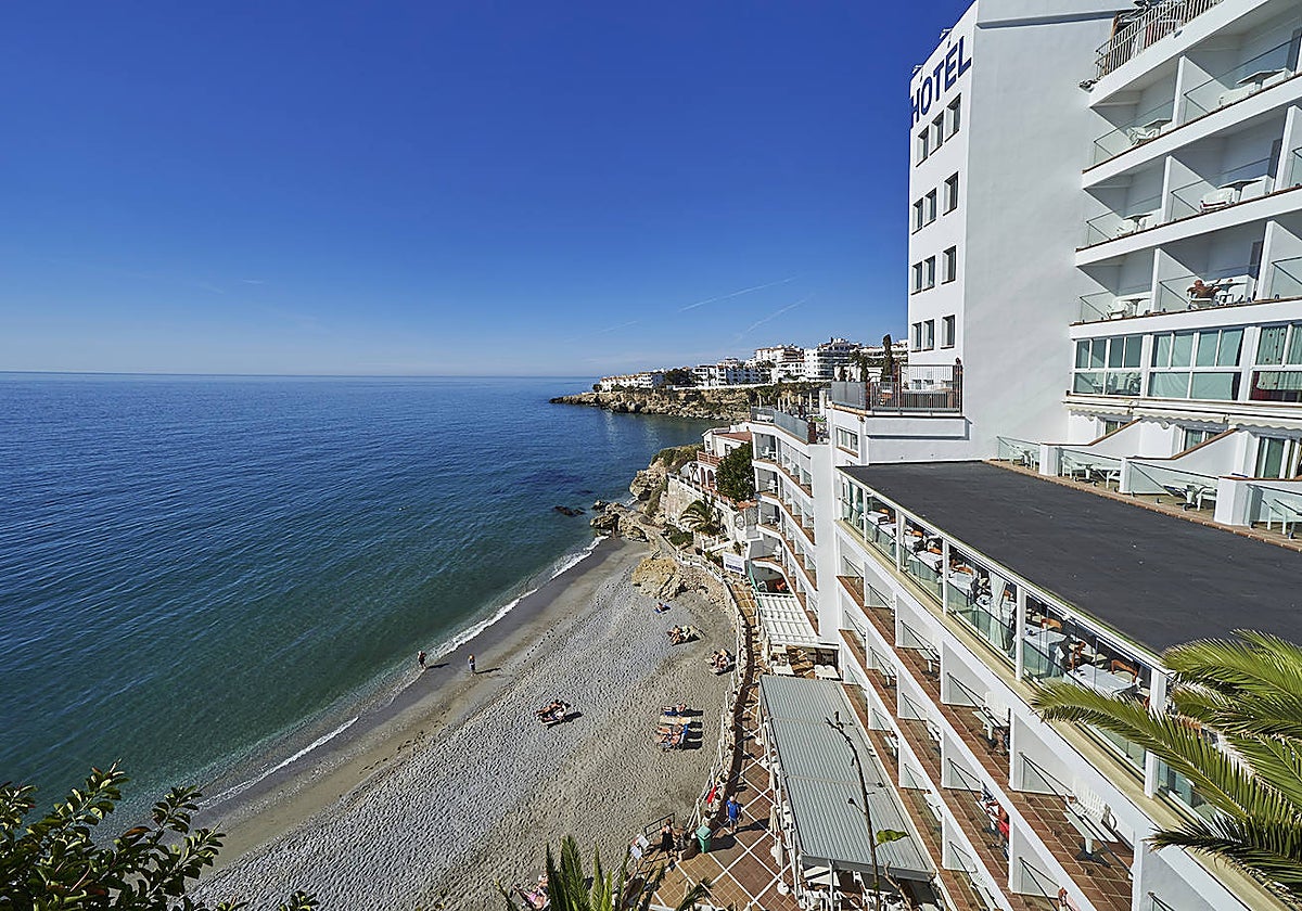 Vista de un establecimiento hotelero de la Costa del Sol.