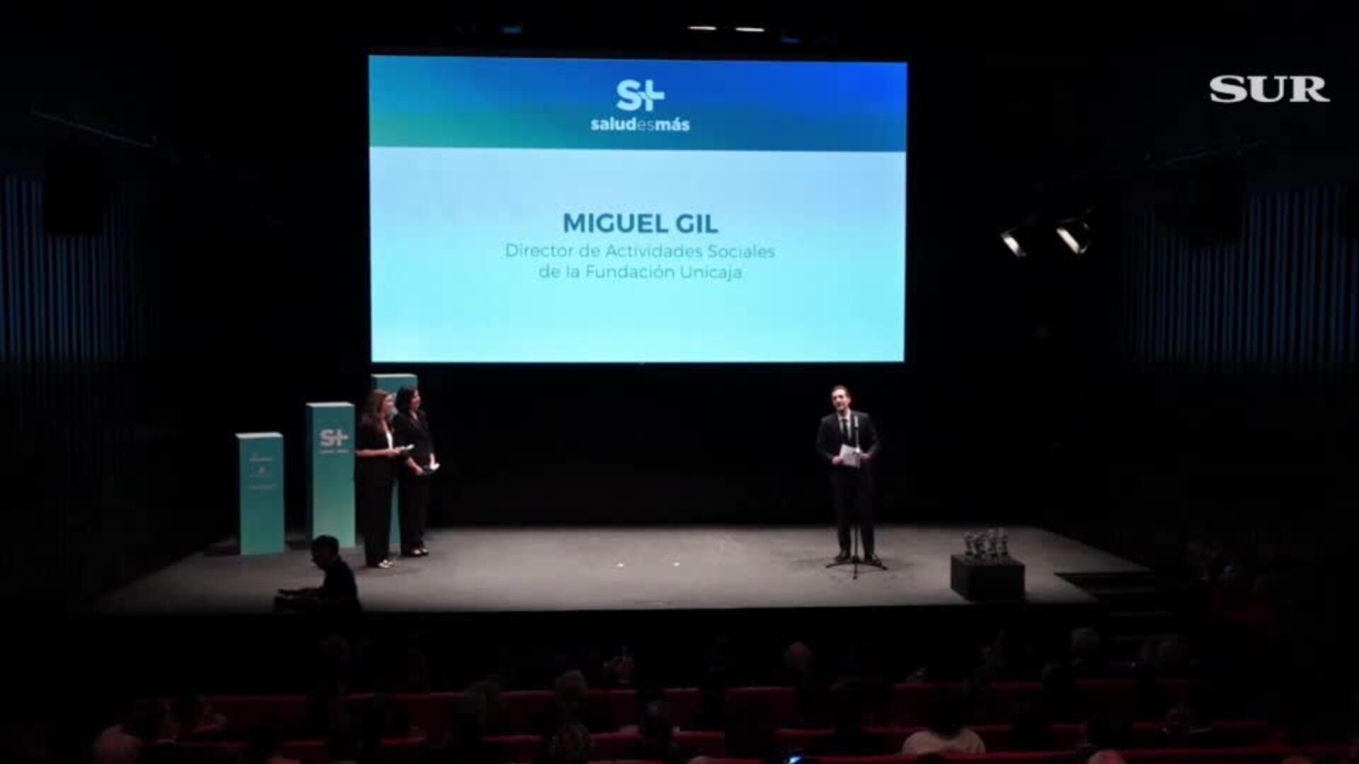 II Gala Salud es Más | Intervención de Miguel Gil, Miguel Gil, director de Actividades Sociales de la Fundación Unicaja