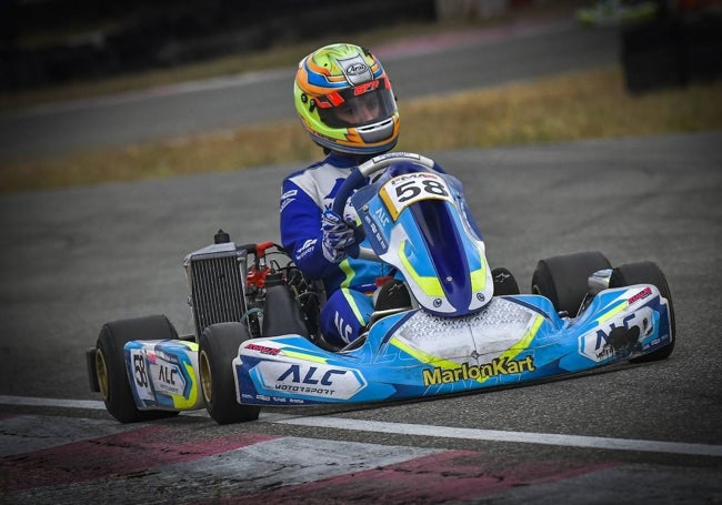 Alberto Hurtado, durante una competición.