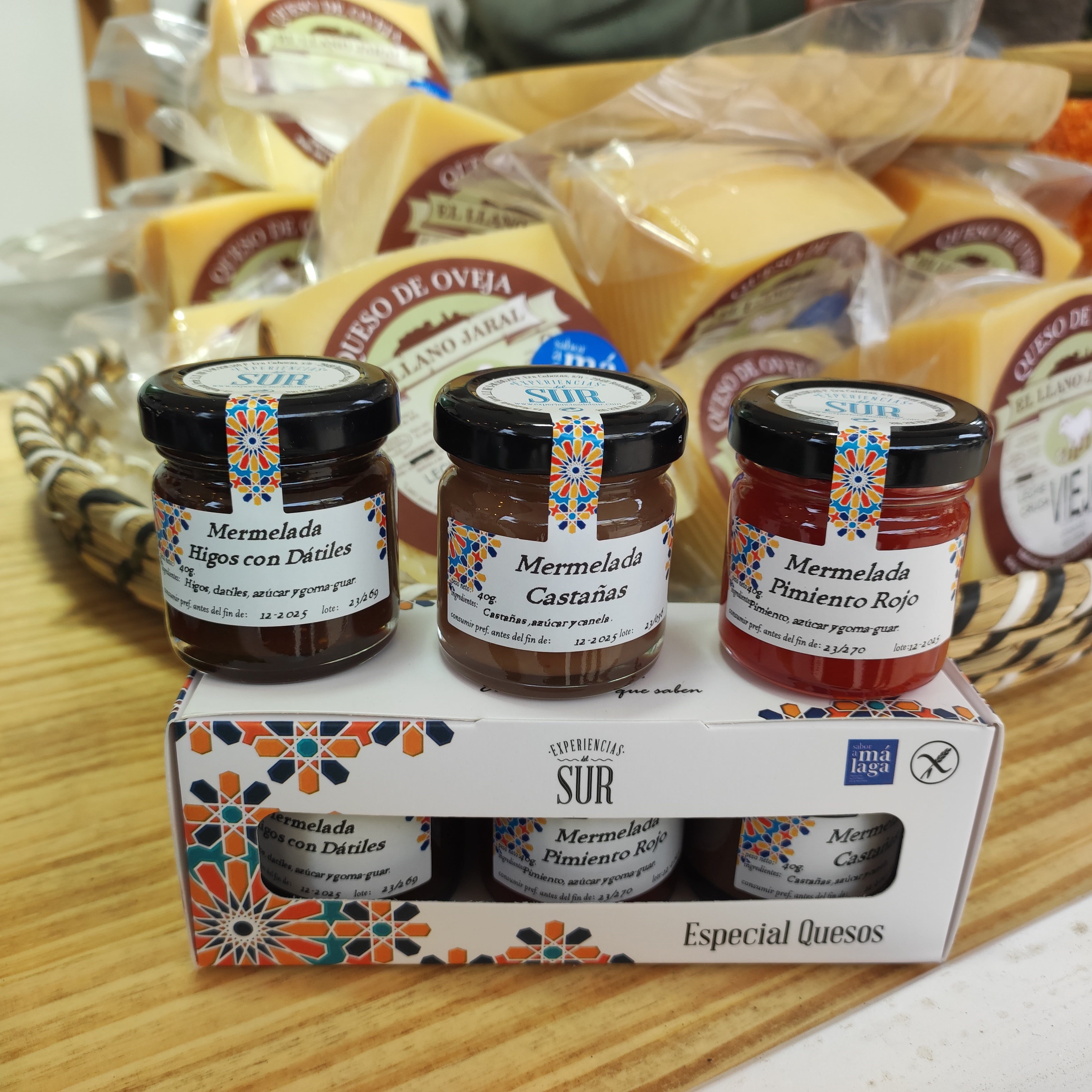 Trío de mermeladas Especial Quesos de La Molienda Verde