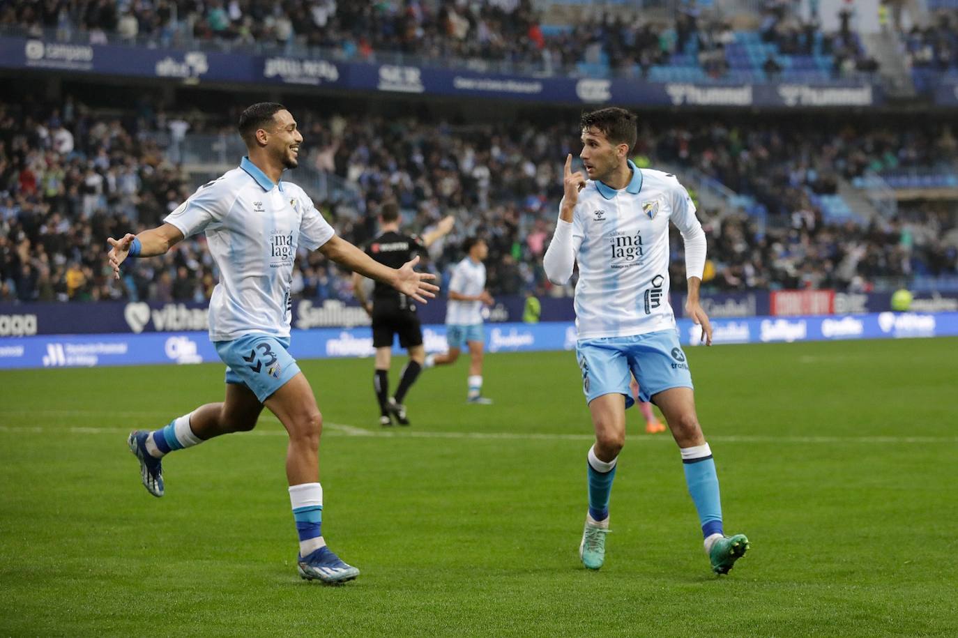 El Málaga-Eldense de la Copa del Rey, en imágenes