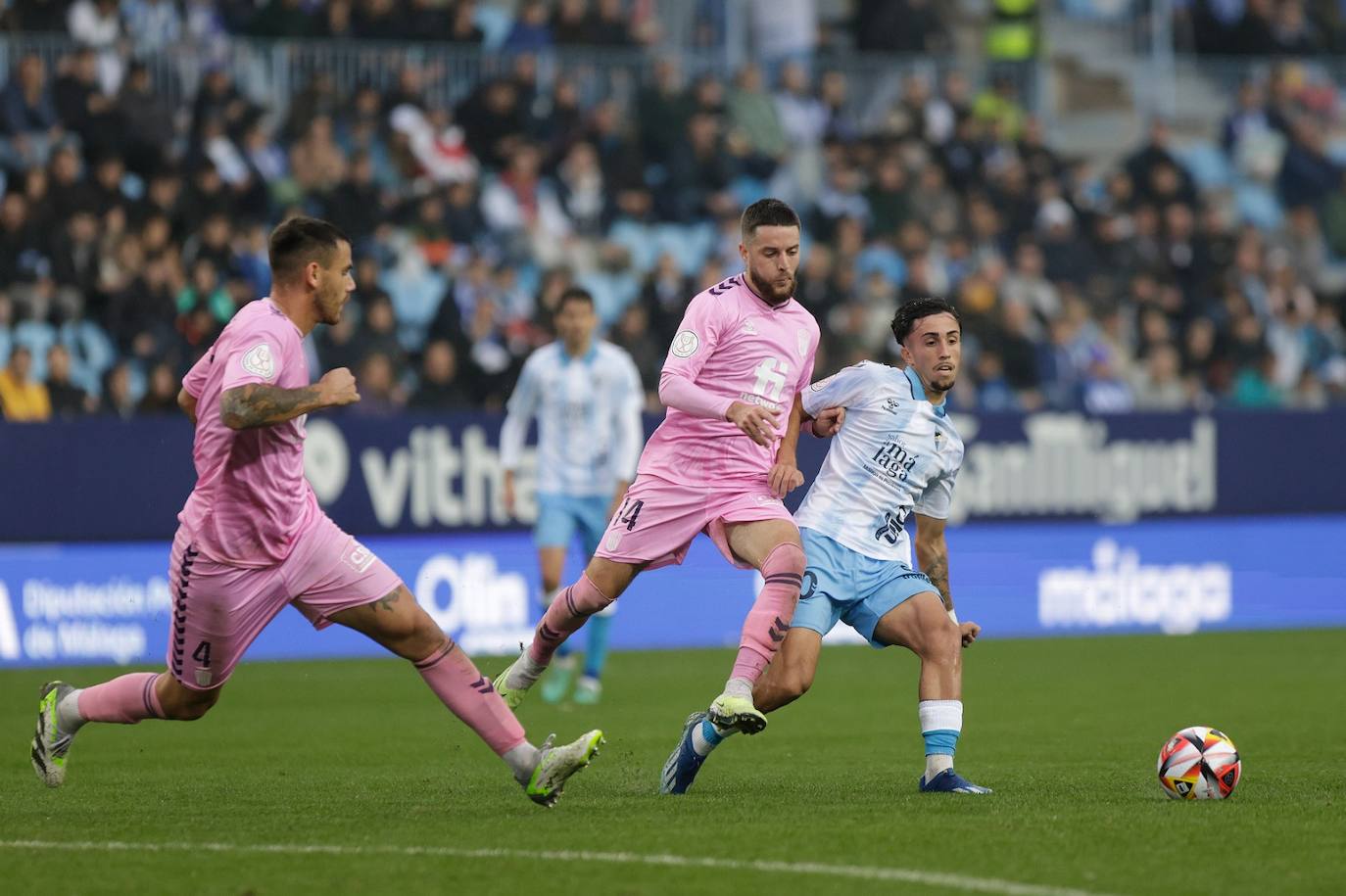 El Málaga-Eldense de la Copa del Rey, en imágenes