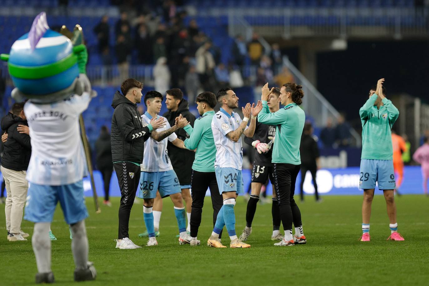 El Málaga-Eldense de la Copa del Rey, en imágenes