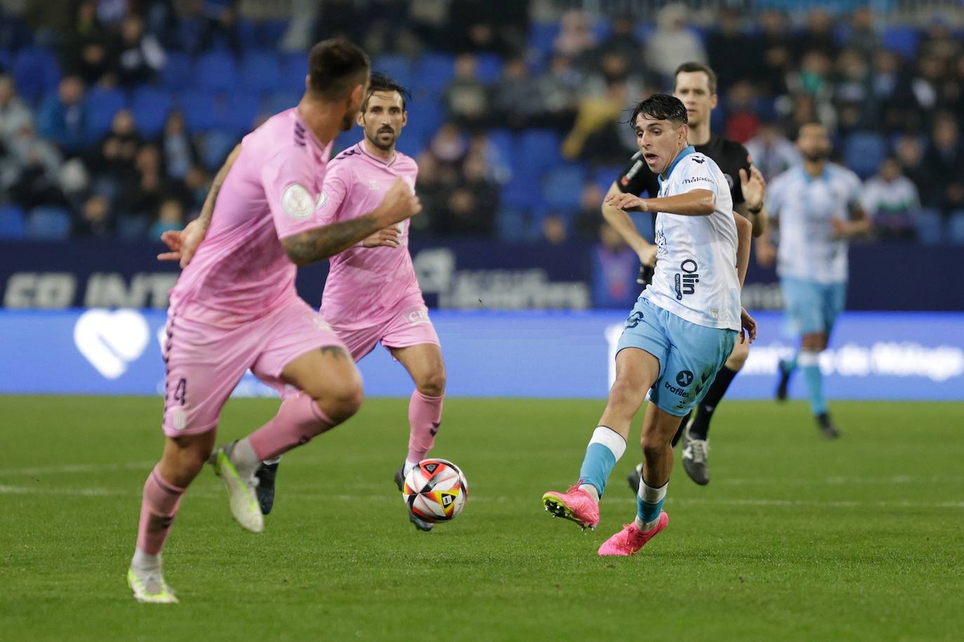 El Málaga-Eldense de la Copa del Rey, en imágenes