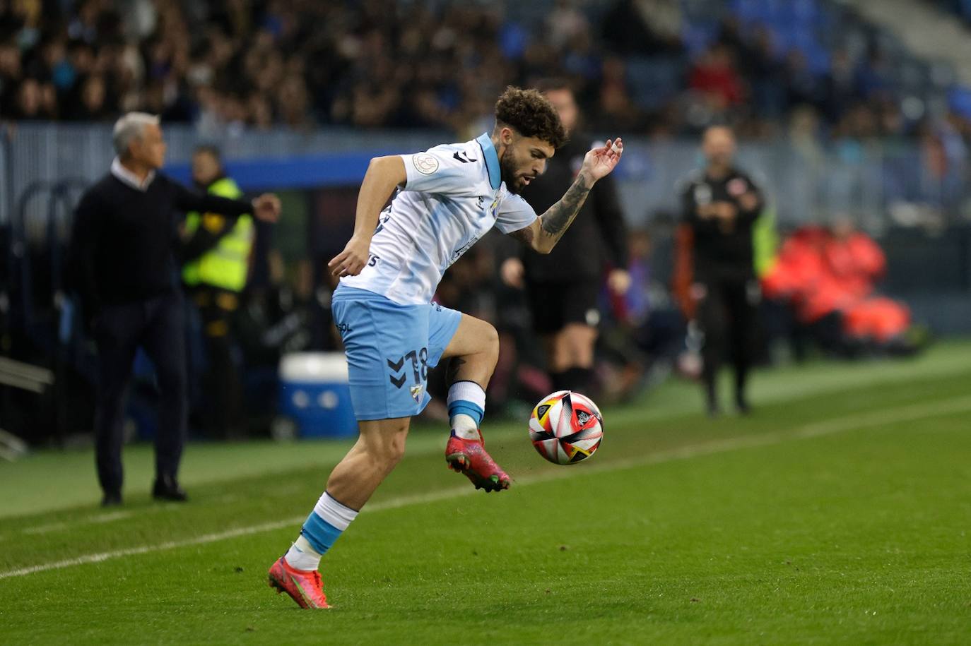 El Málaga-Eldense de la Copa del Rey, en imágenes