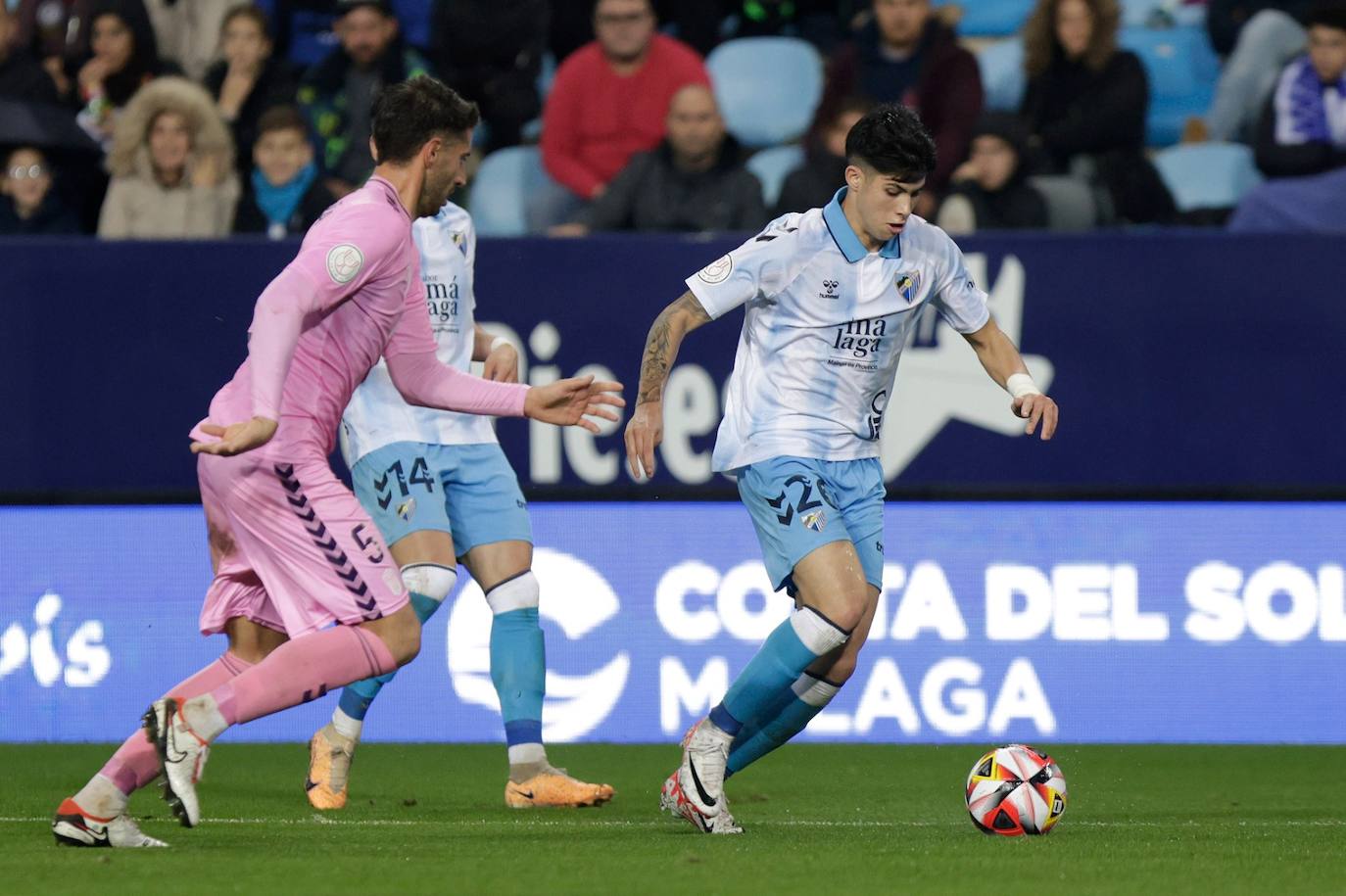 El Málaga-Eldense de la Copa del Rey, en imágenes