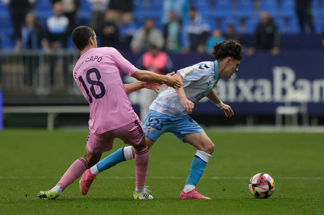 El Málaga-Eldense de la Copa del Rey, en imágenes