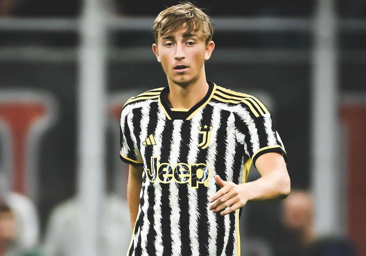 Dean Huijsen, en un partido con la Juventus.