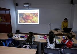Uno de los talleres de ASA Málaga en la Escuela de de Ingeniería de Telecomunicación de la UMA