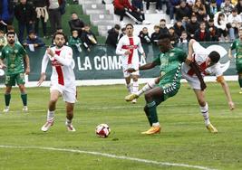 Destiny es el referente en punta en los últimos partidos, como lo fue en Copa ante el Huesca.