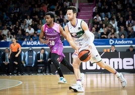 Kalinoski fue el mejor del Unicaja ante el Andorra.