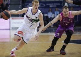 Alberto Díaz y Rafa Freire, durante el Andorra-Unicaja.