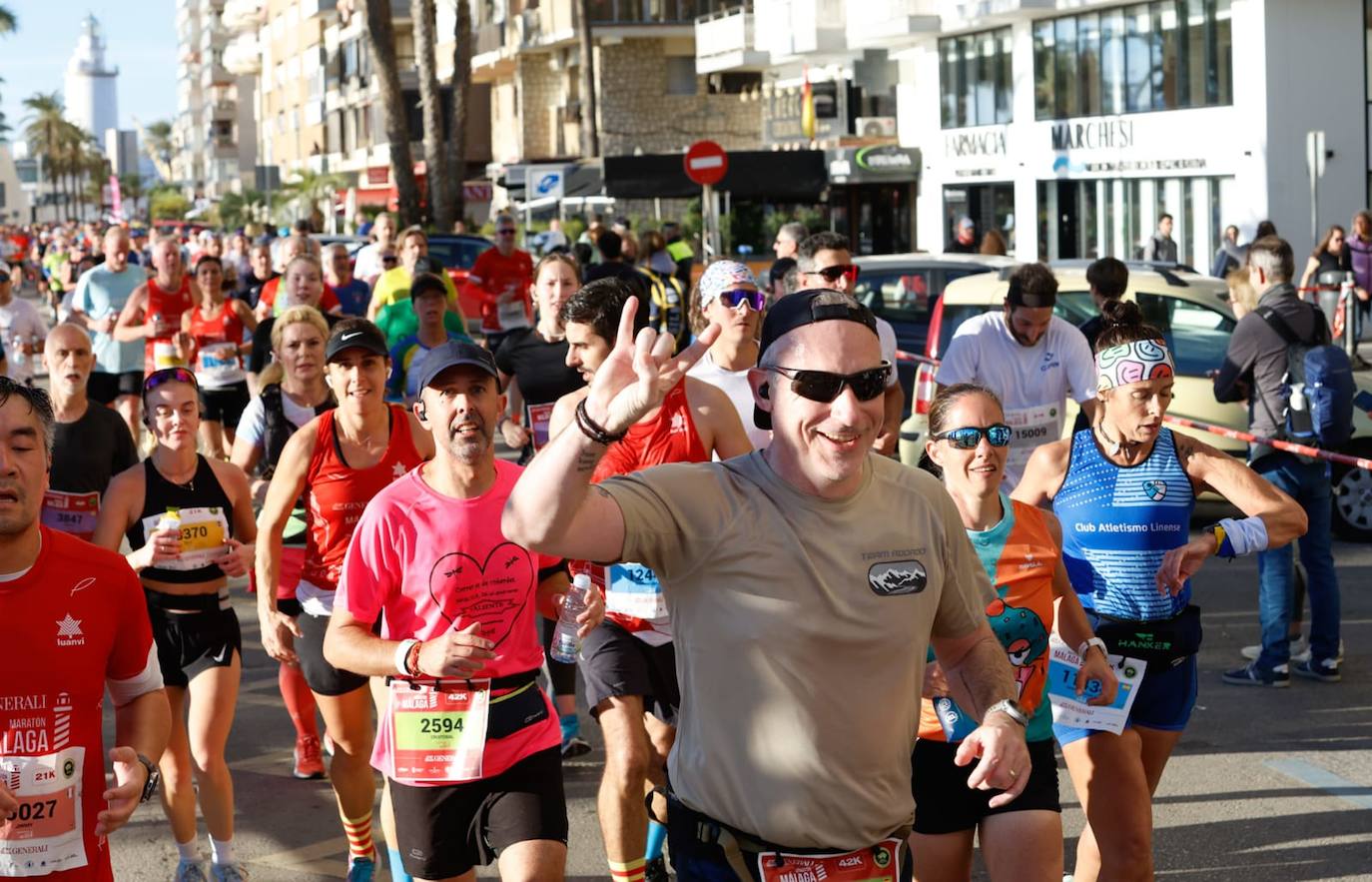 Las mejores imágenes del Maratón de Málaga 2023