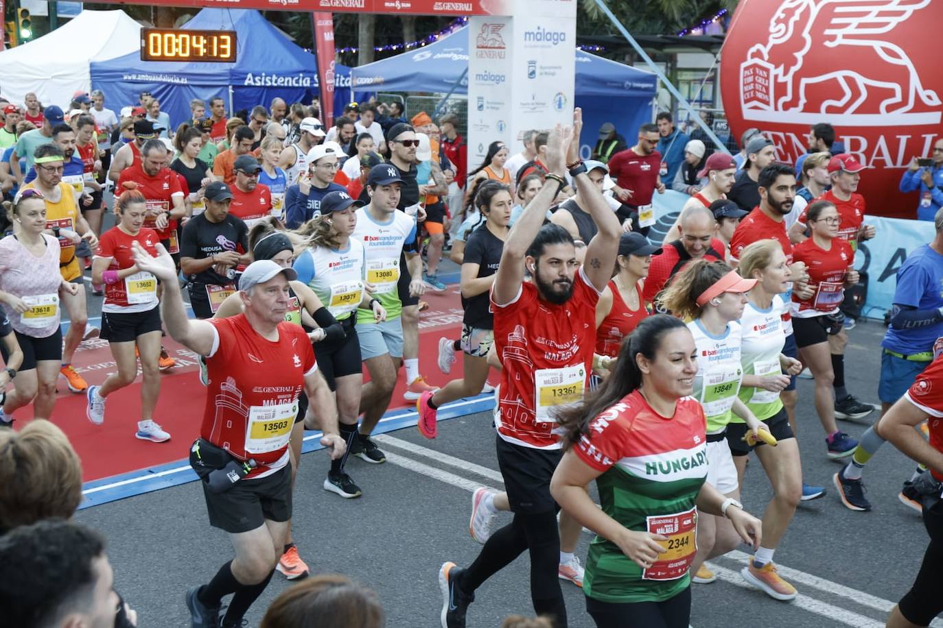 Las mejores imágenes del Maratón de Málaga 2023