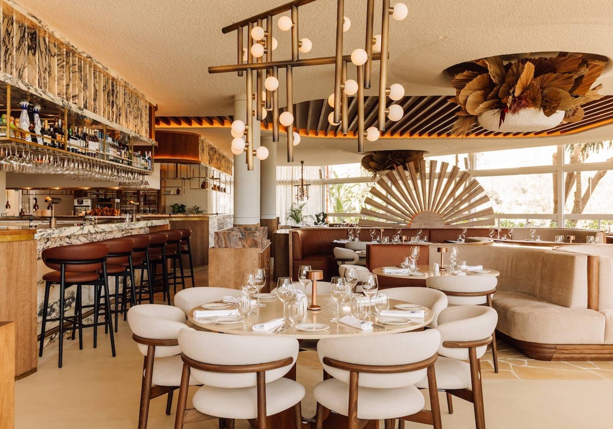 Interior del restaurante ubicado en la zona de Monte Paraíso.