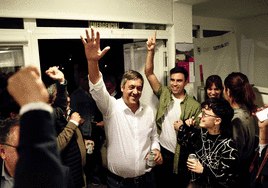 Teodomiro López tras la victoria de este martes.