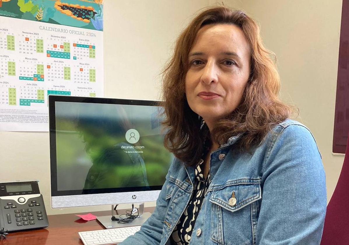 Paloma López, profesora en la Facultad de Ciencias de la Comunicación.
