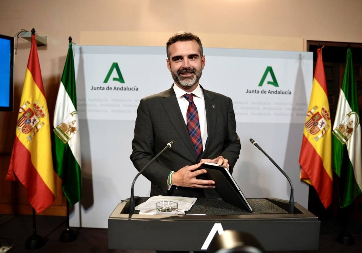 Ramón Fernández-Pacheco, portavoz del Gobierno andaluz.