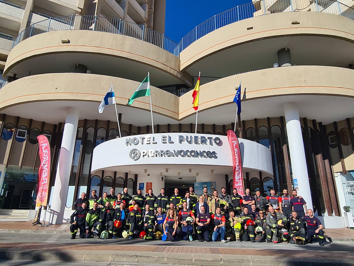 La Carrera Vertical de Fuengirola, en imágenes