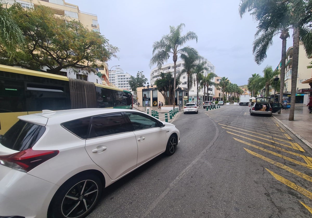 Avenida Palma de Mallorca hacia Isabel Manoja.