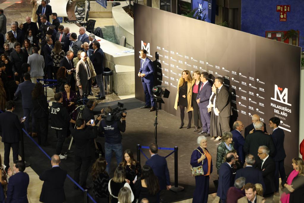 Photocall de la gala de entrega de los Premios Malagueños del Año de SUR