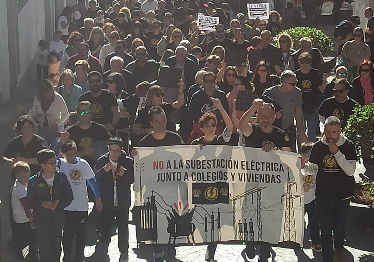 Imagen de la última protesta vecinal, que tuvo lugar el pasado día 1 de diciembre.