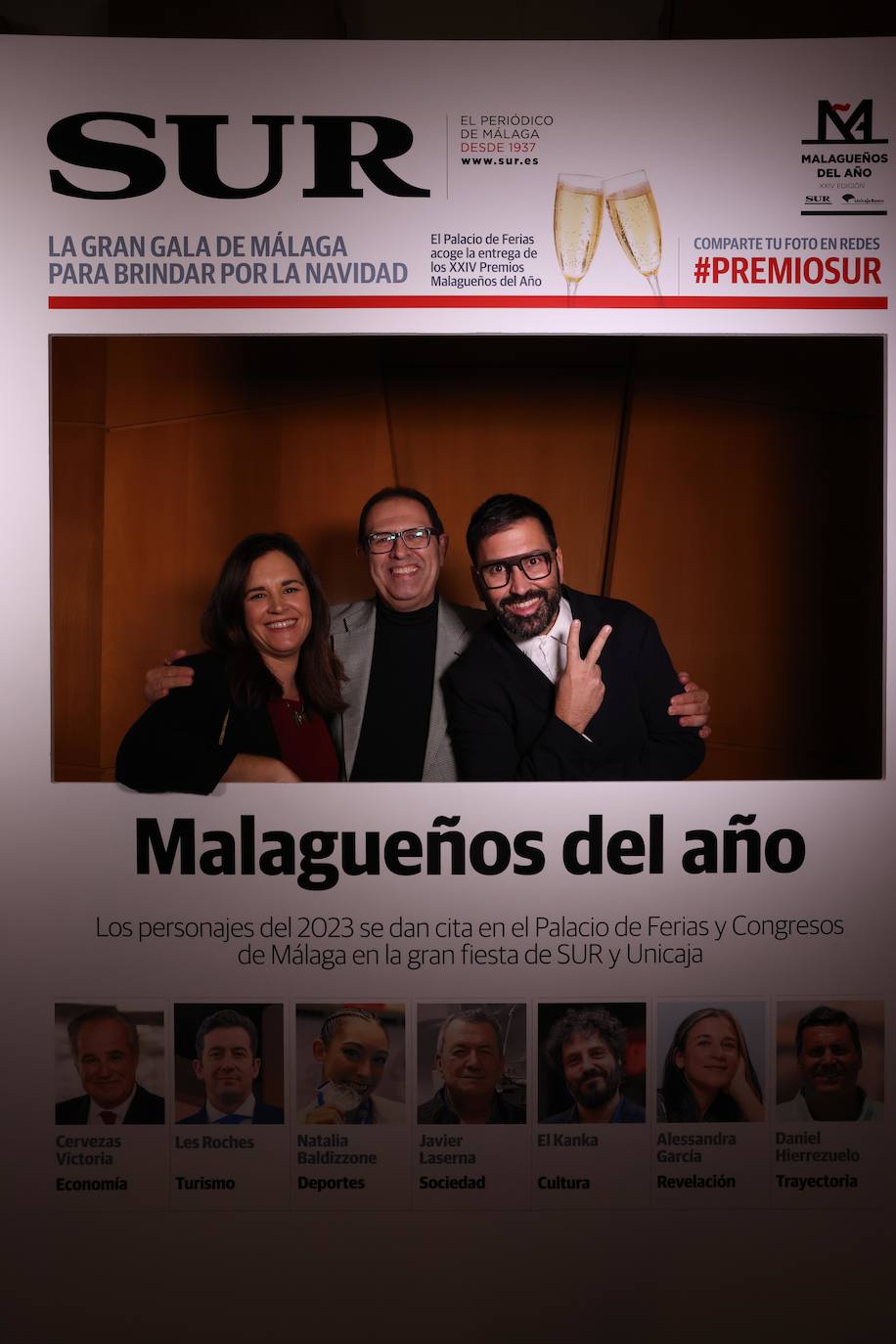 Las portadas de los invitados a los Premios Malagueños del Año 2023